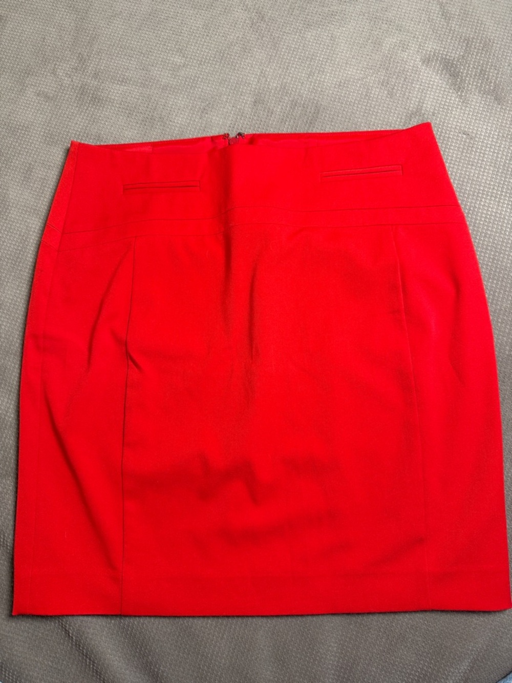 Express Vibrant Red Pencil Skirt